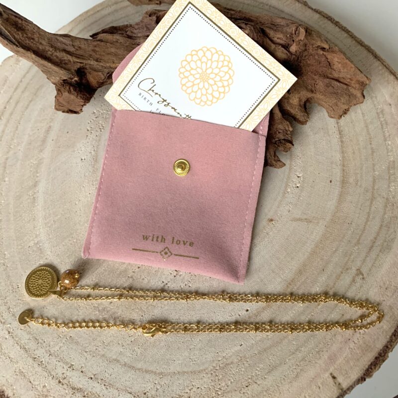 Birth flower ketting november - Afbeelding 3