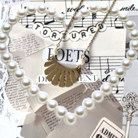 Eras Collection: TTPD Pearl Ray Necklace