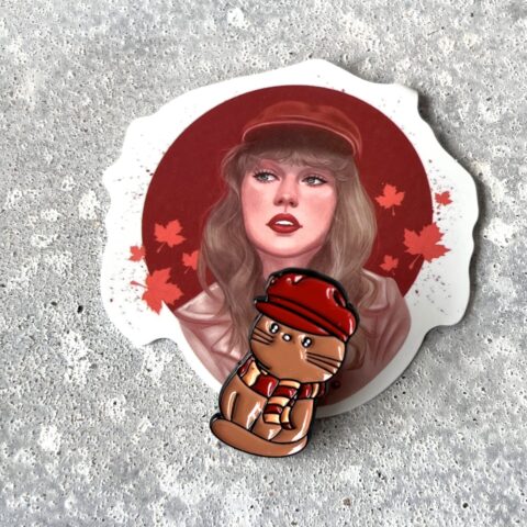 Eras Collection: Red Cat Pin