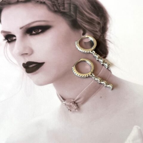 Eras Collection: TTPD Silver Zirkonia Earrings
