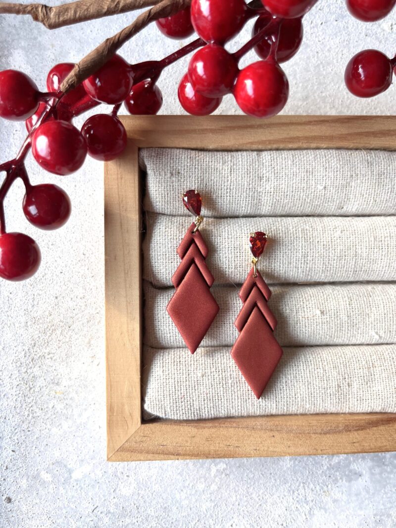 Holiday Collection:  Red Eden Danglers