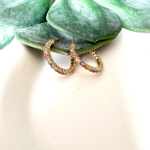 Classic Collection: Small Half Hoops Colours