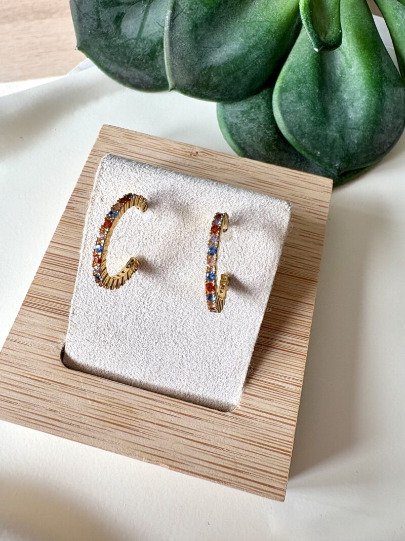 Classic Collection: Small Half Hoops Colours - Afbeelding 3