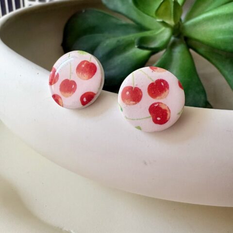 Dolce Vita Collection: Cherry Studs