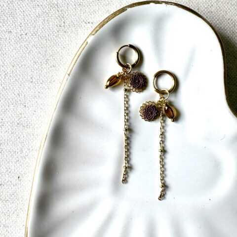 Cinnamon Soul Collection: Dangle Hoops